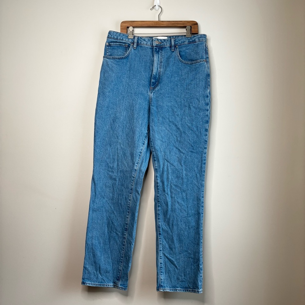 Denim Forum Rowan Super High Rise Straight Jean 32 32L - Picture 13 of 14